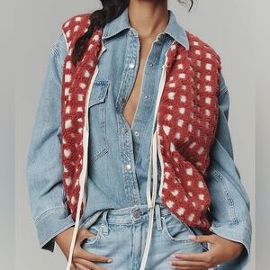 ANTHRO SPORTY GINGHAM VEST
